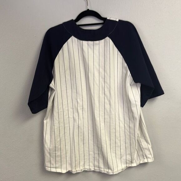 Primitive Apparel Men's White Navy Collegiate Baseball Jersey Size XL - Picture 7 of 7